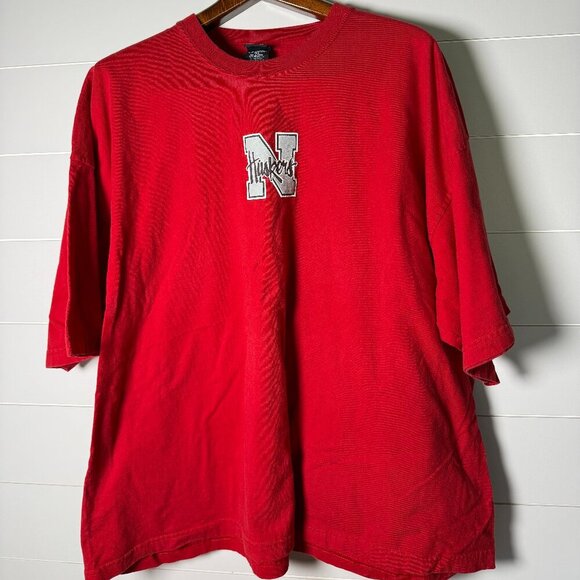 HUSKERS TEAM STARTER VINTAGE T-SHIRT SIZE 3TG , 100% COTTON - Picture 1 of 6